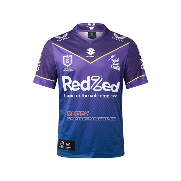 Camiseta Melbourne Storm Rugby 2023 Local